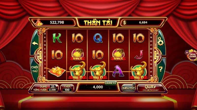 Slot game Thần Tài luôn có lượng người chơi tìm kiếm nhiều