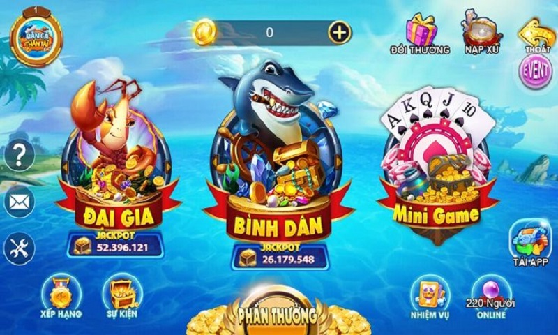 Game bắn cá kiếm tiền nổi bật Bắn cá thần tài